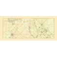 thumbnail image 2 of SAYER AND BENNETT 18x10 Gold Ornate Wood Framed with Double Matting Museum Art Print Titled - Nautical Map - Sayer and Bennett - 1775, 2 of 4