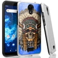 thumbnail image 1 of DALUX Artillery Phone Case Compatible with Cricket Debut 4G LTE 5.5 inch (2021) - Cherokee Chief Skull, 1 of 1