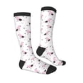 thumbnail image 4 of Lsque Cute Poodle Dog Printed Crew Socks Men's Women's LightWeight Thin Casual Calf Socks ,Knee High Socks,Cotton Socks, 4 of 9