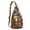 Camel-6, variant on Vintage Mushroom Crossbody Sling Bag – Cute Botanical Fungi Travel Backpack – Lightweight Daypack for Students, Witchy Aesthetic, and Outdoor Activities