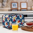 thumbnail image 6 of Honeii Daisies With Ladybugs Print 2 slice Toaster Cover, Two Slice Toaster Dust-proof Cover For Kitchen Small Appliance and Fingerprint Protection, 6 of 7