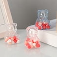 thumbnail image 4 of GliJian 12 Pcs Bear Shaped Candy Box, Clear Plastic Bear Candy Boxes Small Fillable Container for Valentine Birthday Party Wedding, Bear Jar Cute Candy Packaging & Snack Box, 4 of 13