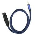 thumbnail image 5 of Cable de señal balanceada XLR hembra a conector Jack de 3,5 mm Cable de conexión de cable de micrófono XLR a 1/8 de pulgadaJD6033‑1m, 5 of 5