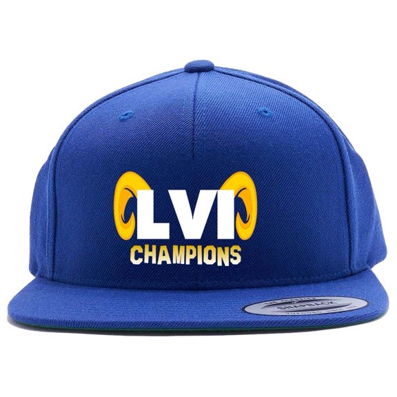 Snapback Rams Matt Stafford Cooper Kupp Super Bowl Champs Champions LVI Hat