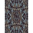 thumbnail image 1 of Ahgly Company Indoor Rectangle Patterned Silver Gray Novelty Area Rugs, 7' x 9', 1 of 6
