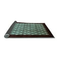 thumbnail image 2 of Ahgly Company Indoor Square Oriental Light Blue Industrial Area Rugs, 3' Square, 2 of 4