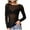 Black, variant on YUEHUA Women's Mesh Tops See Through Shirts Long Sleeve Bodycon Sheer Blouse Clubwear