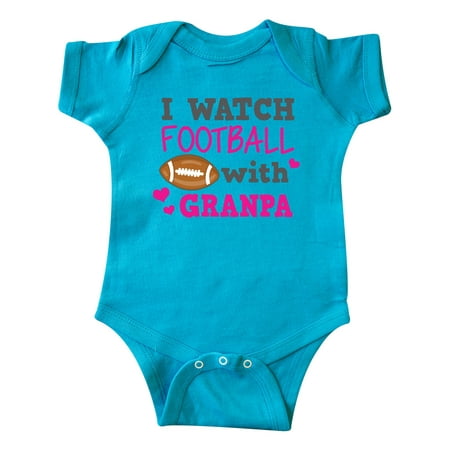

Inktastic I Watch Football with My Granpa Gift Baby Girl Bodysuit