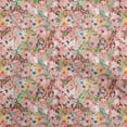 thumbnail image 1 of oneOone Polyester Spandex Light Pink Fabric Florals Fabric For Sewing Printed Craft Fabric By The Yard 56 Inch Wide, 1 of 4
