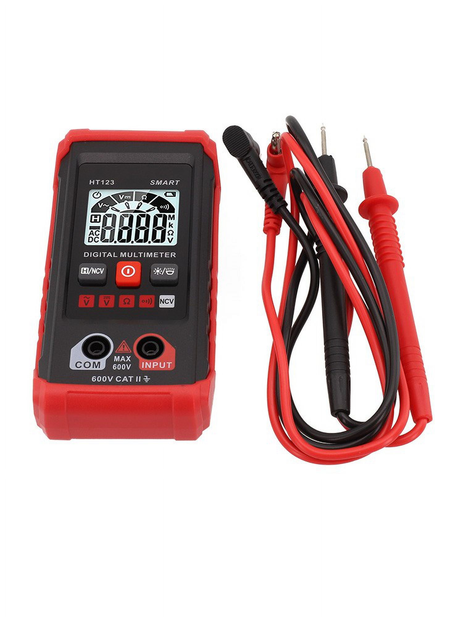Ht123 Digital Multimeter, 2000 Counts Multimeter Meter, Measures Ac/Dc Voltage