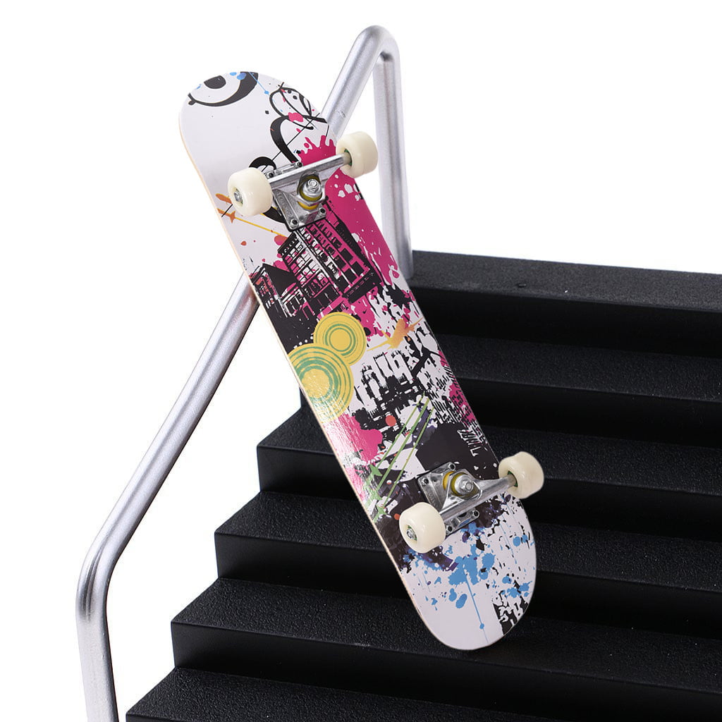 Skateboard Complete 4 Wheels 31x8 Inch For Teenagers &Children And Adults Black 