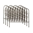 thumbnail image 2 of Plow & Hearth Montebello Iron Garden Fencing, Set of 4, 2 of 9