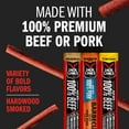 thumbnail image 3 of Jack Link's Meat Sticks MFF30 Variety Pack, Original, Teriyaki, and Barbecue Pork - Protein Snack, Meat Snack Sticks Made with 100% Beef or Pork, Keto Friendly - 0.92 Oz. (20 Count), 3 of 3