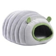 thumbnail image 1 of relayinert Compact Size Guinea Pig House Adorable And Friendly Bed For Pet Warm And Comfortable Grey, 1 of 6
