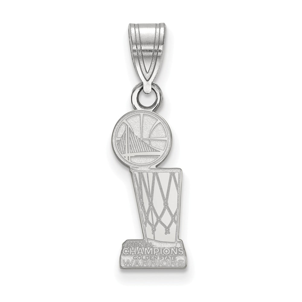 Solid 925 Sterling Silver Official NBA 2018 NBA Championship Pendant Charm