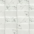 thumbnail image 2 of SomerTile 3" x 6" Carra Carrara Glossy Metro Ceramic Wall Tile (44 Tiles/ 6.03 sqft.), 2 of 7
