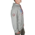 thumbnail image 4 of PATRIOT HOODIE IN CLOUD HEATHER GREY, 4 of 4