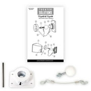 Theater Solutions TS30W Mountable Indoor Speakers White Bookshelf Pair