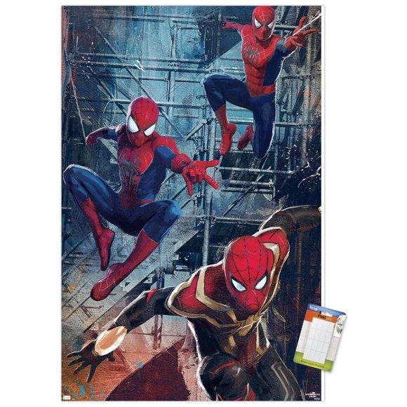 Marvel Spider-Man: No Way Home - Trio Wall Poster, 22.375" x 34"