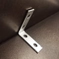 thumbnail image 2 of Metal Right Angle "L" Corner Braces, Zinc Plated Bracket Joiners, 100 Pack, 2 of 3