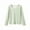 Green, variant on SELONE Thermal Underwear for Women Cabled Fleece Undershirt Crewneck Long Sleeve Pullover Soild Tight Home Clothes Beige