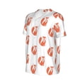 thumbnail image 2 of Rocae Orange Fox for Breathable Men's Baseball T-Shirt Fashionable Casual Baseball Jersey, Moisture-wicking Sportswear XX-Large, 2 of 9
