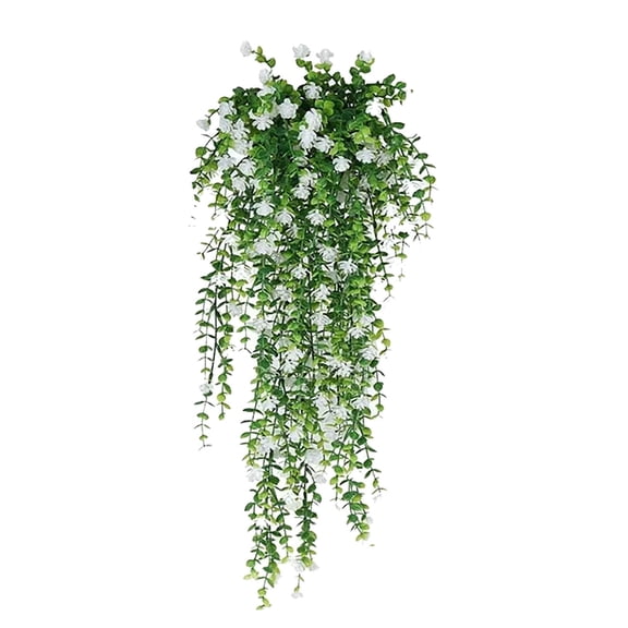 LYINGF Artificial Hanging Vine, Plastic Leaf Ivy Greenery Christmas Garland Faux Vines Grass Flowers Leaves for Home Garden Outdoor Indoor Party Wedding DIY Bedroom Wall Decor Decoration