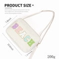thumbnail image 3 of Personalized Letter Initial Makeup Bag for Women , Large Cosmetic Travel Toiletry Bag , Birthday Gifts,  Preppy Stuff  Trendy Cosmetic Bag | Toiletry Bag, 3 of 4