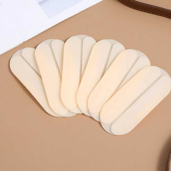 Tineasur  4pcs Soft Silicone Shoulder Pads for Women Minimalist Anti Slip Comfort 3.5×1.6×0.4in