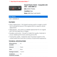 thumbnail image 2 of Hazard Flasher Switch - Compatible with 2003 - 2008 BMW Z4 2004 2005 2006 2007, 2 of 2