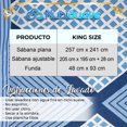 thumbnail image 2 of Juego De Sabanas King Size Microfibra Amplias Con Diseño NubiSuave  Estampado, 2 of 6