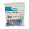 thumbnail image 2 of ICC ICC-CAT6JKPK-BL Ic107l6cbl Cat6 Ez 25 Pk Blue, 2 of 2