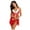 Red, variant on TJAZFJPA Sexy Lingerie for Women Crotchless Push up Women's Christmas Lingerie Lace Chemise Halter Teddy V Neck Sleepwear Suit Sexy Crotchless Lingerie for Women Hide Fat Belly