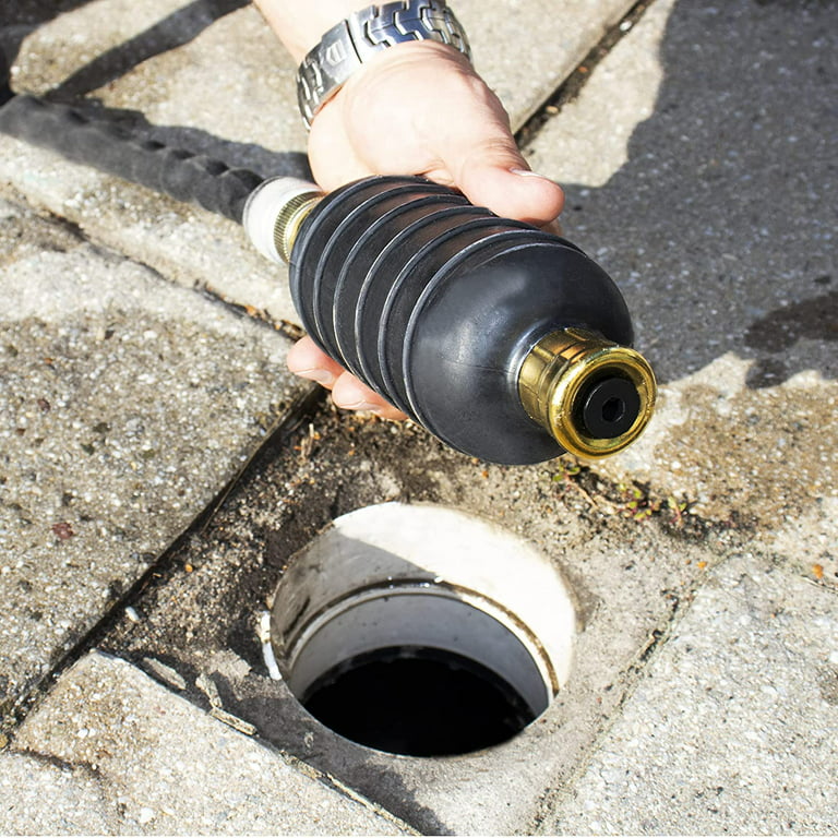 Medium Drain Cleaning Bladder Clogged Sewer Pipe Snake Garden Hose