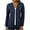 Navy, variant on Tuphregyow Women's Button Down Long Sleeve Cardigans Autumn New Style Trendy Solid Baggy Open Front Fashion Outerwear Casual Soft Loose Sun Shirts Navy S