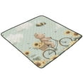 thumbnail image 7 of WOBOGO Cut Bear Riding Bicycle Baby Playmats Extra Large Waterproof Rollable Activity Pads for Toddlers 50×50inch, 7 of 7