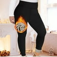 thumbnail image 6 of talentlend Women's Plus Size Leggings Soft High Waisted Fleece Lined Pant Workout Yoga Running Legging, 6 of 7