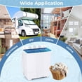 thumbnail image 3 of Pemberly Row Compact Mini Portable Twin Tub Washing Machine 20 Lbs in Blue, 3 of 8