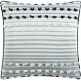 thumbnail image 4 of Nanshing Betty 7 Piece Boho Chic Stripes Comforter Set, Blue, Queen, 4 of 7