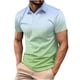 thumbnail image 1 of Blusa y camisa de manga corta con cuello vuelto para hombre, informal, lisa, de manga corta, con botones y cuello vuelto., 1 of 5