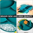 thumbnail image 4 of 1PC Durable Practical Creative Delicate Portable Divided Plate Baby Plate Baby Dish for Feeding Eating Baby Kids, 4 of 6