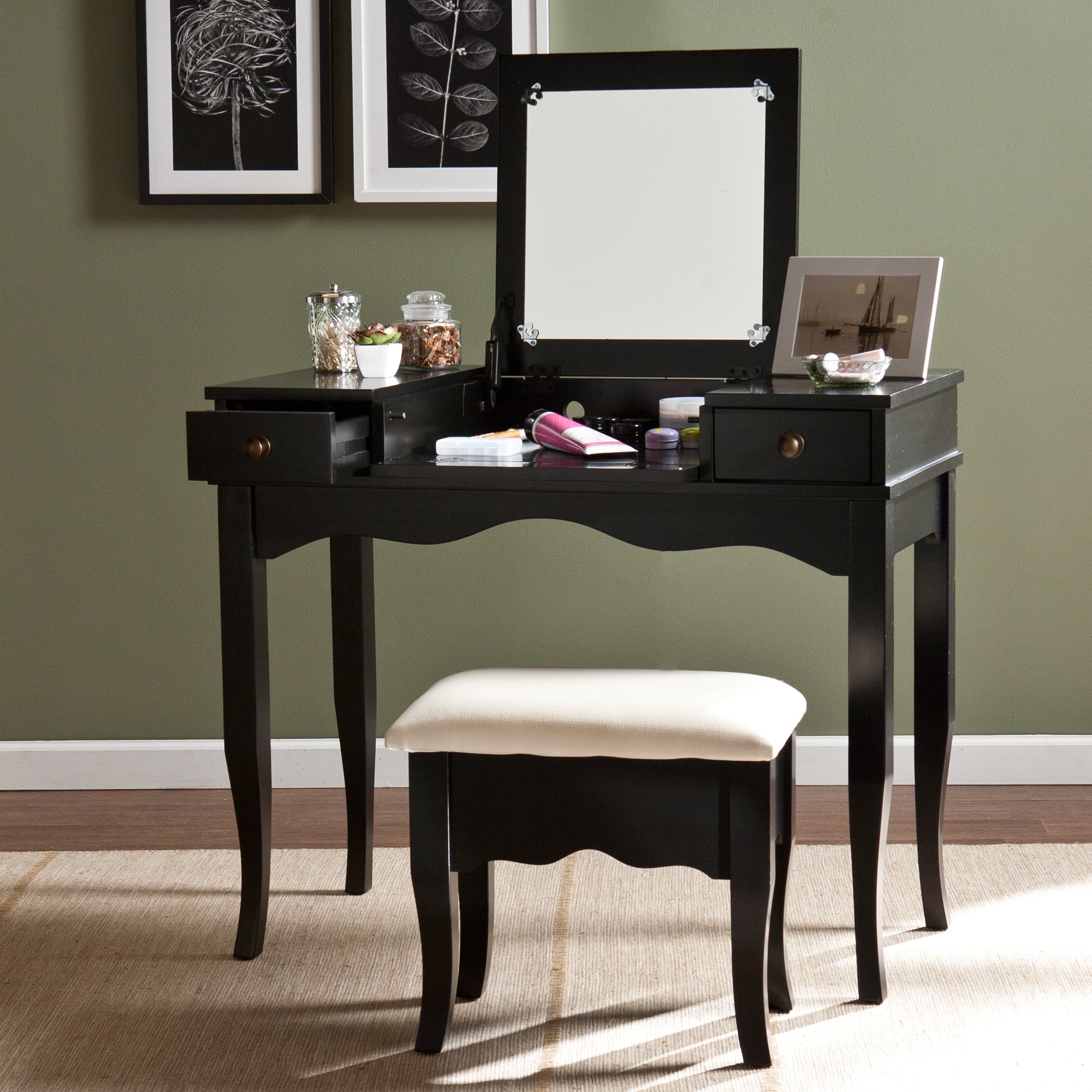 Harper Blvd Eliza Vanity Bench Set Com
