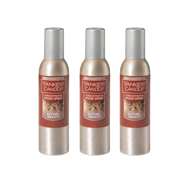 Corona otoñal Room Spray Yankee Candle de 45 ml (paquete de 3)