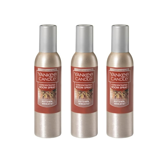 Yankee Candle Concentrated Room Spray 3-PACK (Autumn Wreath)