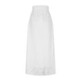 thumbnail image 4 of Mifsaly Lace Skirts for Women High Waist Midi Skirts Elegant Office Party Evening Casual Summer Outfits L, 4 of 9