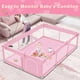 thumbnail image 3 of Baby Playpen Jaobeem Pink para princesita para interiores y exteriores, 3 of 7