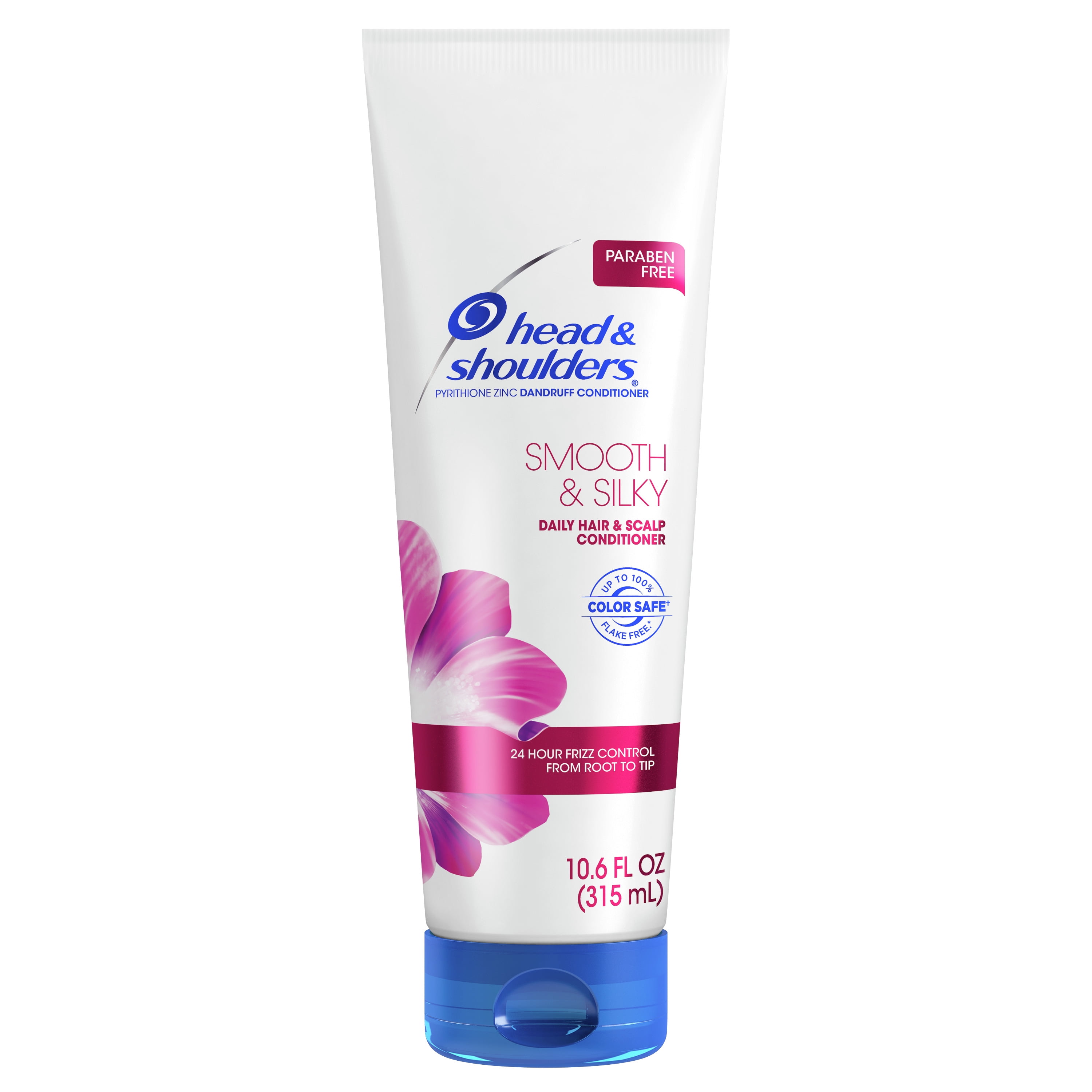 Head & Shoulders Smooth and Silky Dandruff Conditioner, Paraben Free, 10.6 fl oz