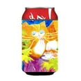 thumbnail image 2 of Carolines Treasures 6101CC Cat Tea Time Can or Bottle Beverage Insulator Hugger Can Hugger multicolor, 2 of 2