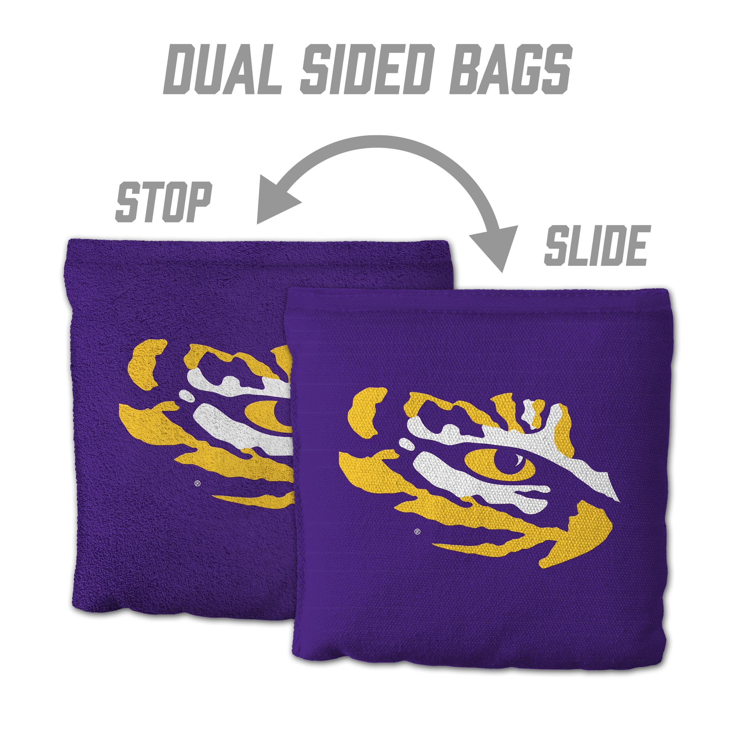 LSU Tigers 8pk Licensed Cornhole Bags