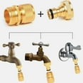thumbnail image 4 of Us 3/4" Garden Hose Quick Connect Water Hose Fit Brass Female Male Connector Lot, 4 of 6